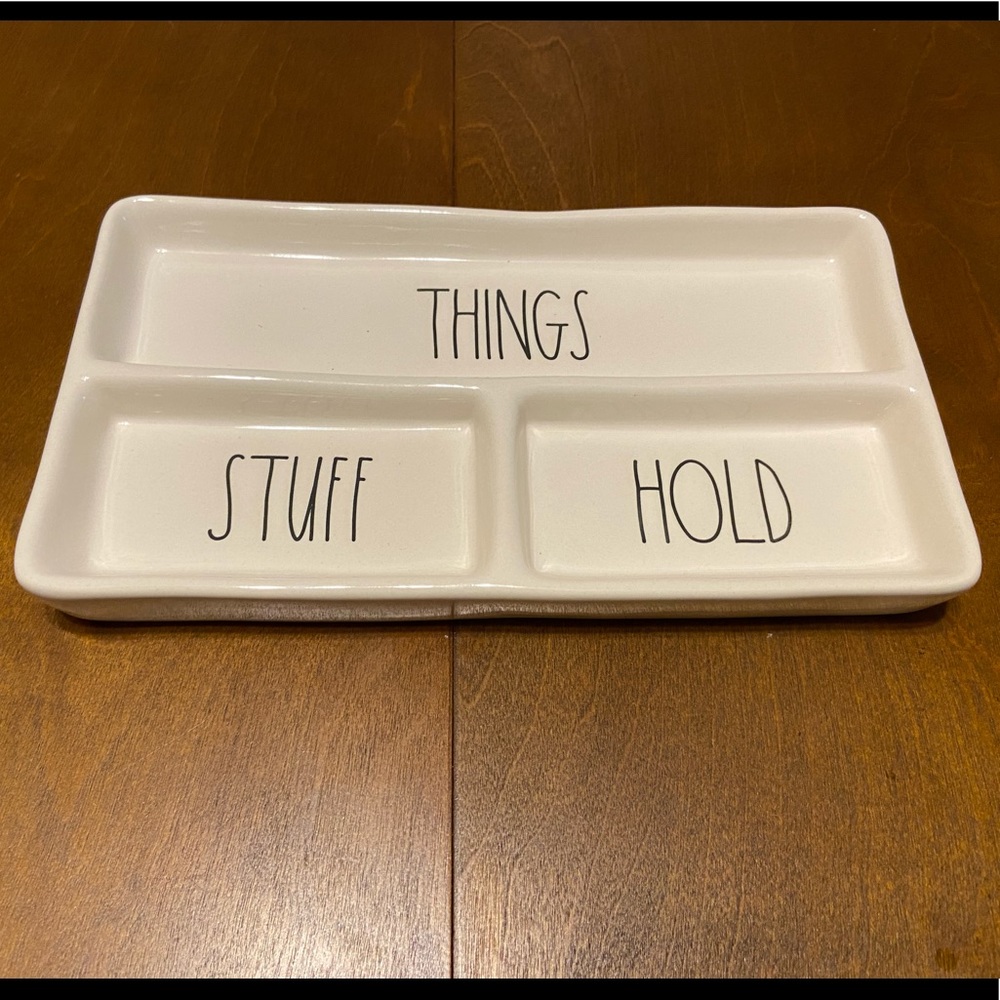 Rae Dunn Ceramic Jewelry Tray
